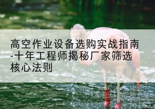 迁安剪叉式升降机厂家-高空作业设备选购实战指南-十年工程师揭秘厂家筛选核心法则
